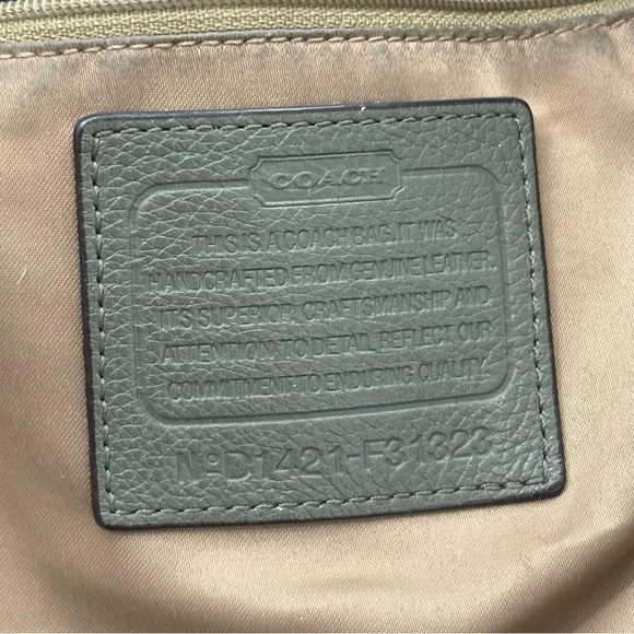 Coach | Park Leather Hobo Bag - Green Pebble Leather - Picture 7 of 10